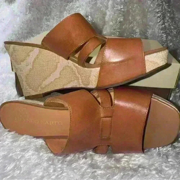 Franco Sarto Slip On Sandal - Carlita Size 8 - Picture 1 of 8
